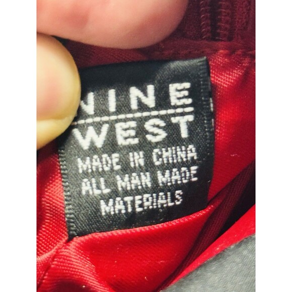 Vintage 90s Nine West Silver Chain Strap Mini Shoulder Bag Python Print - Picture 7 of 7